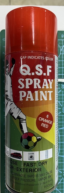 QSF Spray Paint Red/Orange